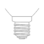 E27 foglalatú LED