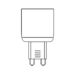 G9 foglalatú LED