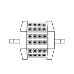 R7S foglalatú LED