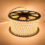 230V-os!!! LED szalag melegfehér IP65