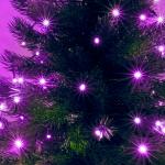 LED-es beltéri fényfüzér, PINK, 100 LED