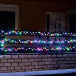 LED-es fényfüzér, 100LED, 8pr., színes, kültéri