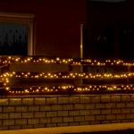 LED-es fényfüzér, 100LED, 8pr., melegfehér, kültéri