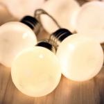 LED-es villanykörte fényfüzér