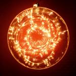 Micro LED-es fényfüzér, 160 LED, melegfehér, kültéri