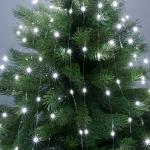 Micro LED-es fényfüzér-köteg,  10 füzér / 20 LED, hidegfehér, kültéri kivitel