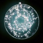 Micro LED-es fényfüzér-köteg,  10 füzér / 20 LED, hidegfehér, kültéri kivitel