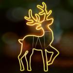Szarvas neon-light