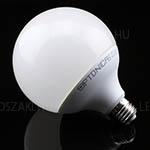 LED 12cm-es gömbfejű izzó E27