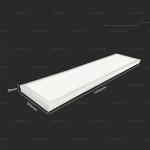 40W-os középfehérfehér LED panel adapterrel