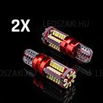 1 pár 12V-os Canbus T10 57db led Nappali menetfénnyel vetekedő fényerő