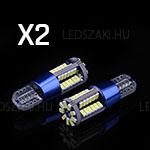 1 PÁR! 12V T10-ben a legerősebb. 57db led Nappali menetfénnyel vetekedő fényerő