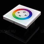 FEHÉR falba süllyeszthető LED vezérlő RGB szalaghoz 12-24V