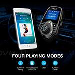 Digitális kijelzős FM rádiós transzmitter, MP3 lejátszó, kihangosító, bluetooth kapcsolattal, MicroSD jack és USB bemenettel