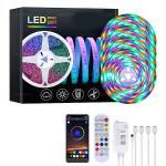 20 méteres Bluetooth és távirányítós vezérlésű RGB szalag szett (4x5m 30led/m szalag