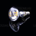 HIGH LUMEN LED retró izzó E14 R50 (5Watt/150°) üvegszálas COG LED