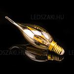 Retro LED körte izzó E14 (4Watt/360°) COG LED izzószálas